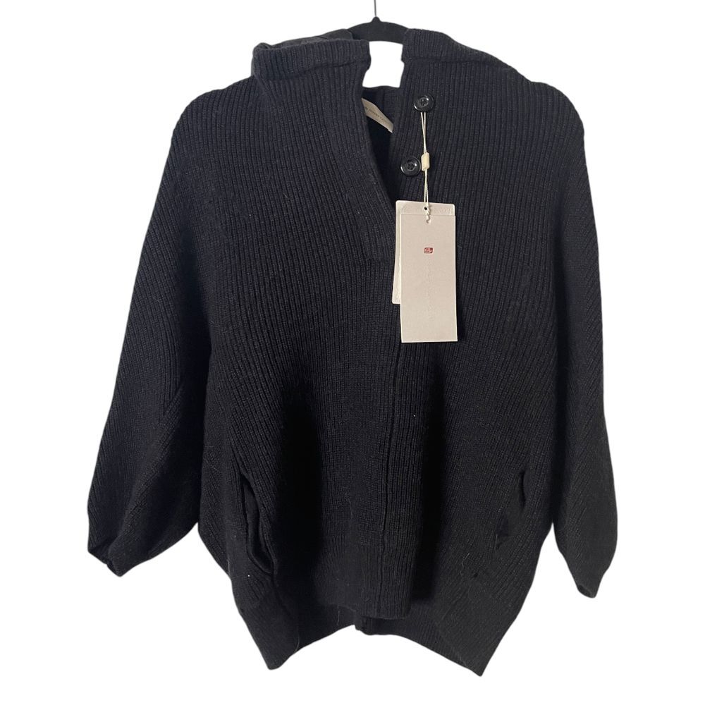 NWT Black Hooded Short Sleeve Sweater from Vogue Life House 2011‎ - Picture 4 of 13